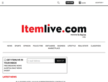 Tablet Screenshot of itemlive.com